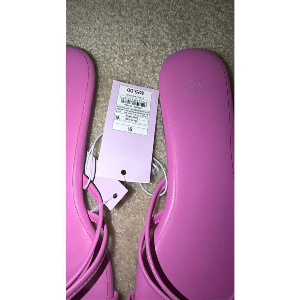 Wild Fable Pink Flats sandals 9.5 NWT